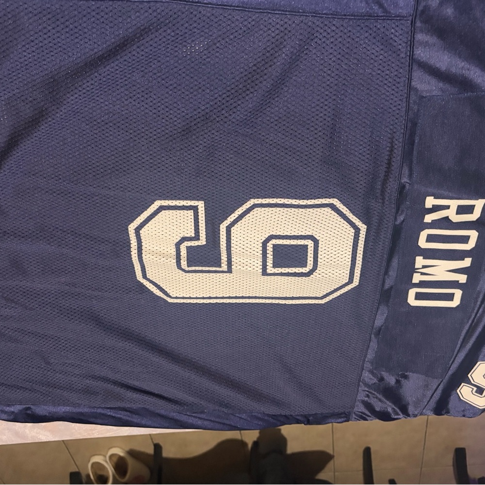 XXL Dallas Cowboys Blue Romo Jersey